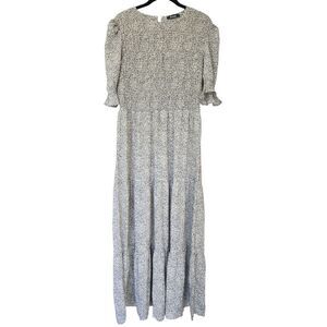 BTFBM animal print black/white maxi dress, Size XL